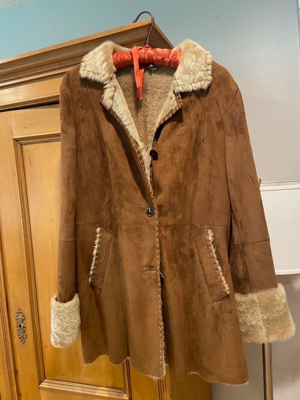 Shearling Coat NWOT MADE IN ITALY